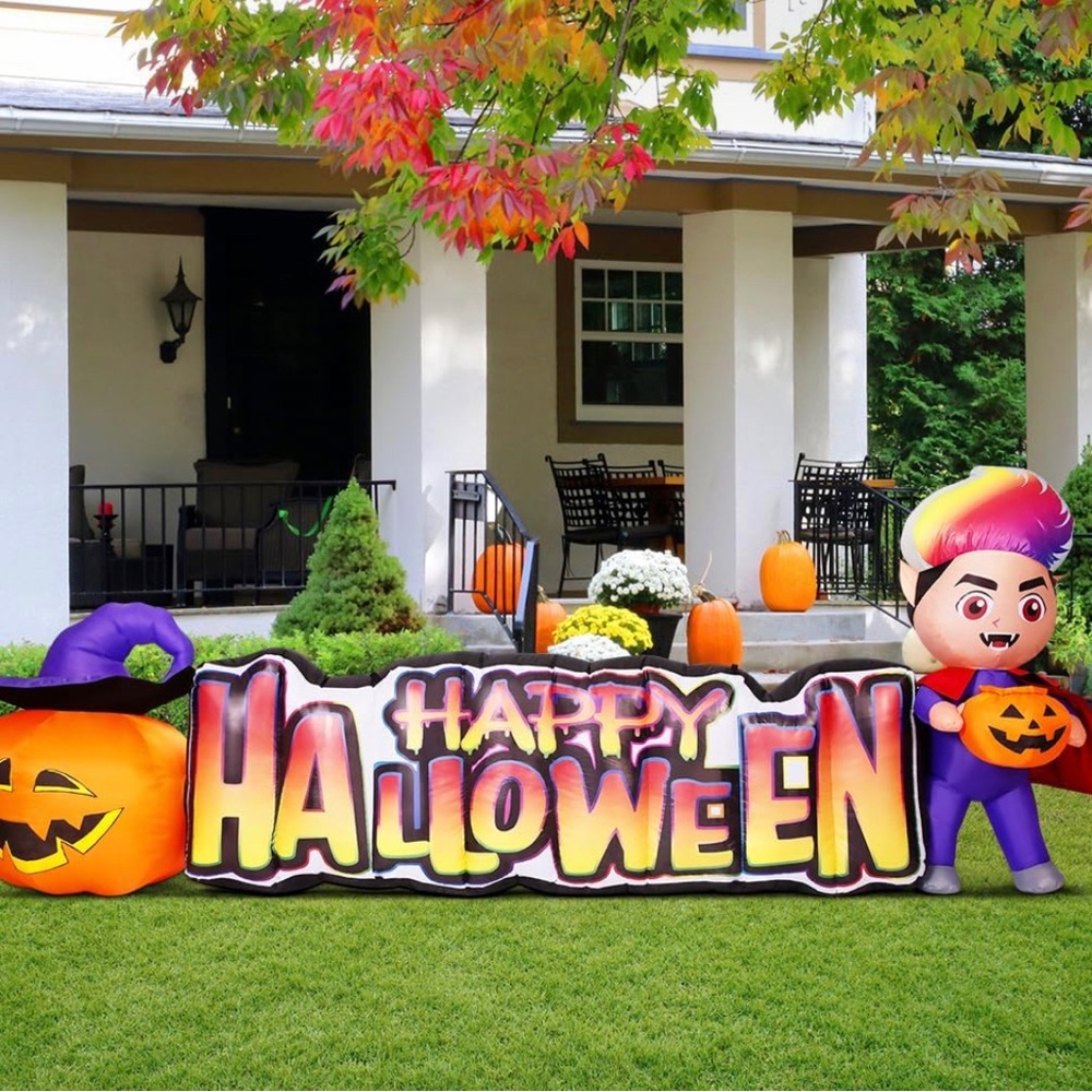 11.5 FT Happy Halloween Inflatables Outdoor Decorations